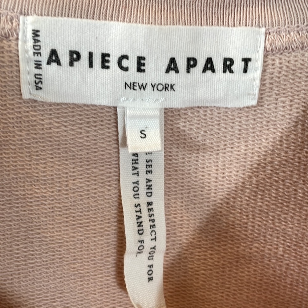 Apiece Apart New York Top Size S Long Sleeve - Picture 3 of 15